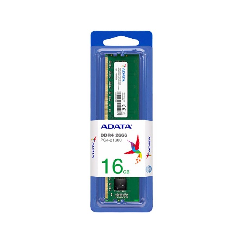 Memorie DDR Adata DDR4 16 GB, frecventa 2666 MHz, 1 modul, "AD4U266616G19-SGN"