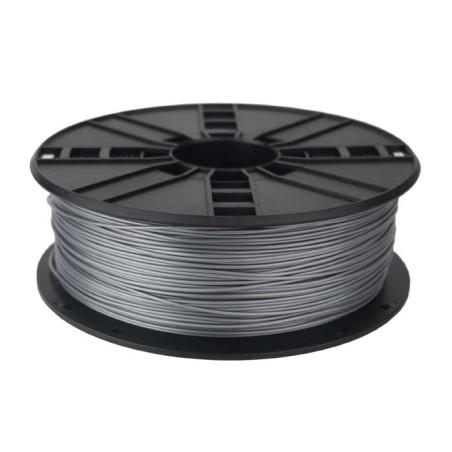 FILAMENT GEMBIRD pt. imprimanta 3d, PLA, 1.75mm diamentru, 1Kg / bobina, aprox. 330m, topire 190-220 grC, silver, "3DP-PLA1.75-0