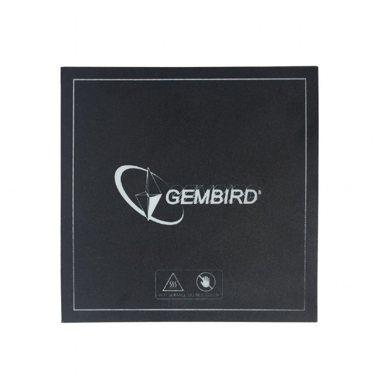 SUPRAFATA DE IMPRIMARE GEMBIRD pt. imprimanta 3d, dimensiune 155x155mm, termorezistenta, buna aderenta, usor de curatat, "3DP-AP