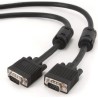 CABLU video GEMBIRD, VGA (T) la VGA (T), 5m, premium, dublu ecranat, negru, "CC-PPVGA-5M-B" (timbru verde 0.8 lei)
