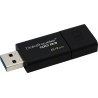 MEMORIE USB 3.0 KINGSTON 64 GB, cu capac, carcasa plastic, negru, "DT100G3/64GB" (timbru verde 0.03 lei)