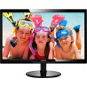 MONITOR PHILIPS 24", home, office, TN, Full HD (1920 x 1080), Wide, 250 cd/mp, 1 ms, VGA, HDMI, "246V5LHAB/00" (timbru verde 7 l