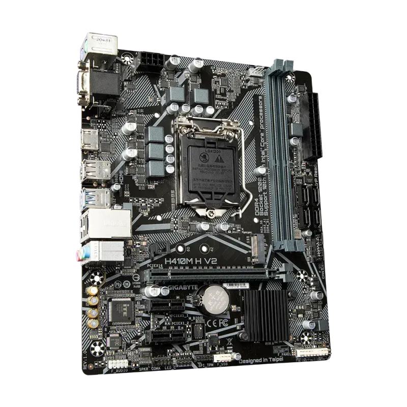PLACA de BAZA Gigabyte "H410M H V2", skt LGA 1200, mATX, Intel H470, 2 x DDR4, max. 64 GB, 4 x SATA, 1 x M.2, 7.1, "H410M H V2"