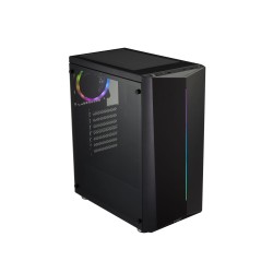 CARCASA FORTRON Middle Tower, ATX, "CMT151", fara sursa, plexiglas transparent, fan x 1, USB 2.0 x 2, USB 3.0 x 1, Jack 3.5 mm x