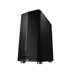CARCASA FORTRON Middle Tower, ATX, "CMT151", fara sursa, plexiglas transparent, fan x 1, USB 2.0 x 2, USB 3.0 x 1, Jack 3.5 mm x