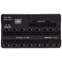 SURSA CORSAIR, 1600 W, "AX1600i" modulara, ATX 12V, 140 mmx1, 80 Plus Ti, MB 20+4 pinx1, CPU 4+4 pinx2, PCI-E 6+2 pinx8, SATAx5,