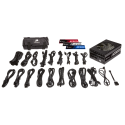 SURSA CORSAIR, 1600 W, "AX1600i" modulara, ATX 12V, 140 mmx1, 80 Plus Ti, MB 20+4 pinx1, CPU 4+4 pinx2, PCI-E 6+2 pinx8, SATAx5,