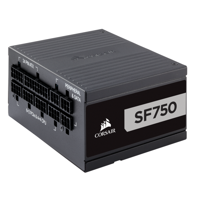 SURSA CORSAIR, 750 W, "SF750" modulara, ATX 12V V2.92, fan 92 mm x 1, 80 Plus Platinum, MB 20+4 pin x 1, CPU 4+4 pinx2, PCI-E 6+
