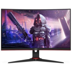 MONITOR  AOC - gaming 23.6 inch, Gaming, VA, Full HD (1920 x 1080), Wide | curbat, 250 cd/mp, 1 ms, HDMI | VGA | DisplayPort, "C