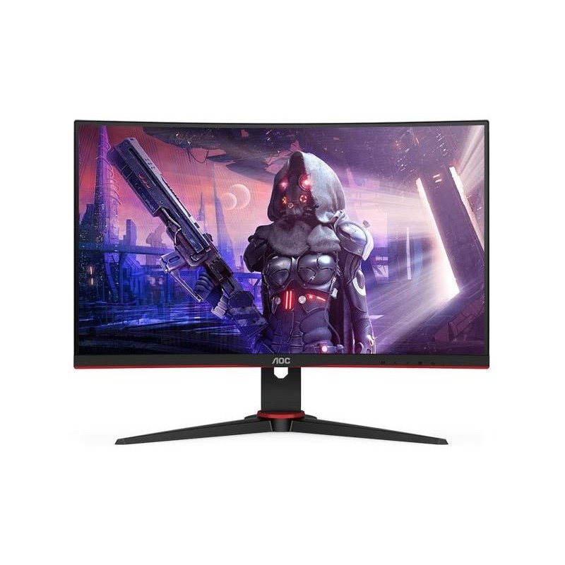 MONITOR  AOC - gaming 23.6 inch, Gaming, VA, Full HD (1920 x 1080), Wide | curbat, 250 cd/mp, 1 ms, HDMI | VGA | DisplayPort, "C