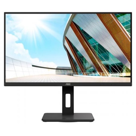 MONITOR  AOC 28 inch, home | office, IPS, 4K UHD (3840 x 2160), Wide, 300 cd/mp, 4 ms, HDMI | DisplayPort, "U28P2A" (timbru verd