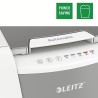 Distrugator automat documente Leitz IQ  Small Office , 100 coli, P4, cross-cut (tip confeti), cos  34 litri, alb-gri, Leitz "801