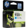 Cartus Cerneala Original HP Cyan, nr.920XL, pentru OfficeJet 6000|6500|7000|7500, , (timbru verde 0.15 lei), "CD972AE"