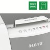 Distrugator automat documente Leitz IQ Office , 150 coli, P5, micro-cut (tip particule), cos  44 litri, alb-gri, Leitz "80140000