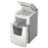 Distrugator automat documente Leitz IQ Office , 150 coli, P5, micro-cut (tip particule), cos  44 litri, alb-gri, Leitz "80140000