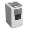 Distrugator automat documente Leitz IQ Office , 150 coli, P5, micro-cut (tip particule), cos  44 litri, alb-gri, Leitz "80140000
