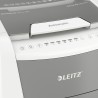 Distrugator automat documente Leitz IQ Office , 300 coli, P5, micro-cut (tip particule), cos  60 litri, alb-gri, Leitz "80160000