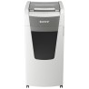 Distrugator automat documente Leitz IQ Office , 600 coli, P4, cross-cut (tip confeti), cos 110 litri, alb-gri, Leitz "80170000" 