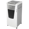Distrugator automat documente Leitz IQ Office , 600 coli, P5, micro-cut (tip particule), cos 110 litri, alb-gri, Leitz "80180000