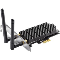 PLACA RETEA TP-LINK AC1300, intern wireless 2.4 GHz | 5 GHz, PCI-E, port, 867 Mbps, antena externa detasabila x 2, "Archer T6E"