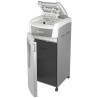Distrugator automat documente Leitz IQ Office , 600 coli, P5, micro-cut (tip particule), cos 110 litri, alb-gri, Leitz "80180000