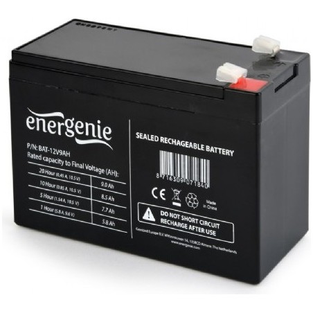 ACUMULATOR UPS GEMBIRD 12V /   9Ah, terminal F2(T2), dimensiune: 151x65x94mm, inaltime+terminal: 100mm, "BAT-12V9AH" (timbru ver