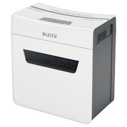 Distrugator manual documente Leitz IQ Protect  6X ,  6 coli, P4, cross-cut (tip confeti), cos  10 litri, alb, Leitz "880900000" 