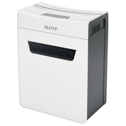 Distrugator manual documente Leitz IQ Protect  8X ,  8 coli, P4, cross-cut (tip confeti), cos  14 litri, alb, Leitz "80910000" (