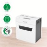 Distrugator manual documente Leitz IQ Protect  3M , 3 coli, P5, micro-cut (tip particule), cos  10 litri, alb, Leitz "80930000" 