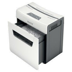 Distrugator manual documente Leitz IQ Protect  3M , 3 coli, P5, micro-cut (tip particule), cos  10 litri, alb, Leitz "80930000" 