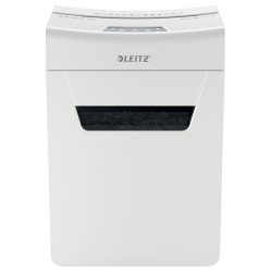 Distrugator manual documente Leitz IQ Protect  6M , 6 coli, P5, micro-cut (tip particule), cos  18 litri, alb, Leitz "80950000" 