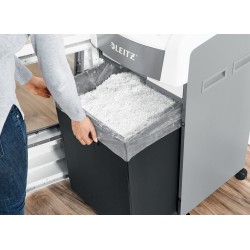 Pungi de plastic (110L) pentru Distrugator Documente Leitz, 20 buc/set, transparent, "80260000"