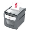 Distrugator automat documente Rexel OPTIMUM  45X ,  45 coli, P4, cross-cut (tip confeti), cos  20 litri, negru-gri, "2020045XEU"