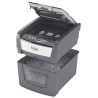 Distrugator automat documente Rexel OPTIMUM  45X ,  45 coli, P4, cross-cut (tip confeti), cos  20 litri, negru-gri, "2020045XEU"