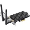 PLACA RETEA TP-LINK AC1300, intern wireless 2.4 GHz | 5 GHz, PCI-E, port, 867 Mbps, antena externa detasabila x 2, "Archer T6E"