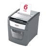 Distrugator automat documente Rexel OPTIMUM  50X ,  50 coli, P4, cross-cut (tip confeti), cos  20 litri, negru-gri, "2020050XEU"