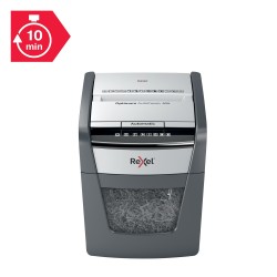 Distrugator automat documente Rexel OPTIMUM  50X ,  50 coli, P4, cross-cut (tip confeti), cos  20 litri, negru-gri, "2020050XEU"