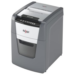 Distrugator automat documente Rexel OPTIMUM  90X ,  90 coli, P4, cross-cut (tip confeti), cos  34 litri, negru-gri, "2020090XEU"
