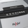 Distrugator automat documente Rexel OPTIMUM  90X ,  90 coli, P4, cross-cut (tip confeti), cos  34 litri, negru-gri, "2020090XEU"