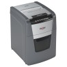 Distrugator automat documente Rexel OPTIMUM 100X , 100 coli, P4, cross-cut (tip confeti), cos  34 litri, negru-gri, "2020100XEU"