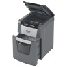 Distrugator automat documente Rexel OPTIMUM 100X , 100 coli, P4, cross-cut (tip confeti), cos  34 litri, negru-gri, "2020100XEU"