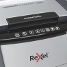 Distrugator automat documente Rexel OPTIMUM 100X , 100 coli, P4, cross-cut (tip confeti), cos  34 litri, negru-gri, "2020100XEU"