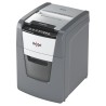Distrugator automat documente Rexel OPTIMUM 100M , 100 coli, P5, micro-cut (tip particule), cos  34 litri, negru-gri, "2020100ME