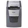 Distrugator automat documente Rexel OPTIMUM 100M , 100 coli, P5, micro-cut (tip particule), cos  34 litri, negru-gri, "2020100ME