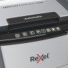Distrugator automat documente Rexel OPTIMUM 100M , 100 coli, P5, micro-cut (tip particule), cos  34 litri, negru-gri, "2020100ME