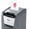 Distrugator automat documente Rexel OPTIMUM 100M , 100 coli, P5, micro-cut (tip particule), cos  34 litri, negru-gri, "2020100ME