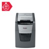 Distrugator automat documente Rexel OPTIMUM 100M , 100 coli, P5, micro-cut (tip particule), cos  34 litri, negru-gri, "2020100ME
