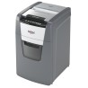 Distrugator automat documente Rexel OPTIMUM 130M , 130 coli, P5, micro-cut (tip particule), cos  44 litri, negru-gri, "2020130ME