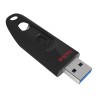 MEMORIE USB 3.0 SANDISK 64 GB, retractabila, carcasa plastic, negru, "SDCZ48-064G-U46" (timbru verde 0.03 lei)