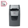 Distrugator automat documente Rexel OPTIMUM 130M , 130 coli, P5, micro-cut (tip particule), cos  44 litri, negru-gri, "2020130ME